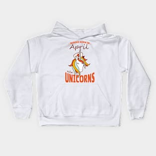 April Nurse Unicorn Kids Hoodie